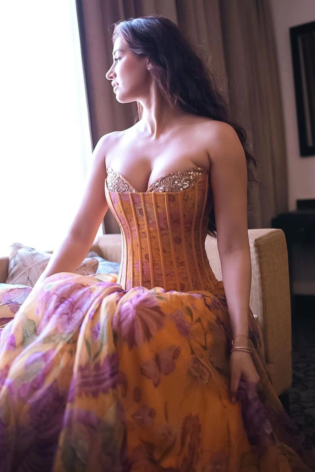 Mahima Mahajan - DISHA - Embroidered Corset Gown