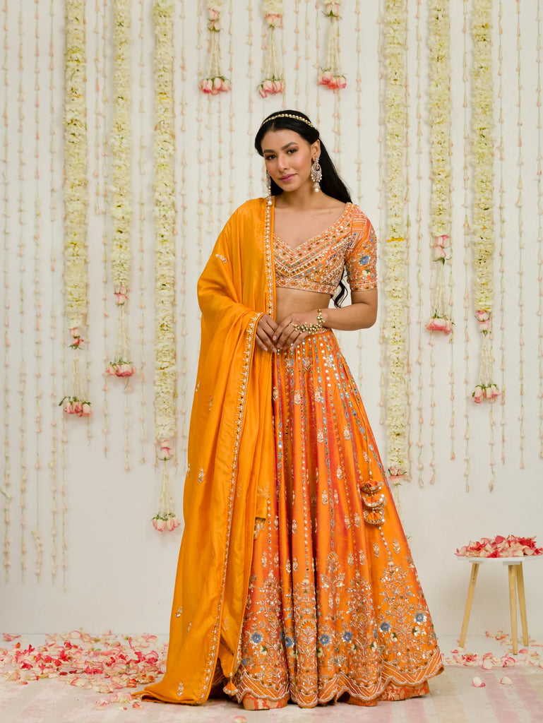 indian clothes uk, india clothing, indian outfit women, indian clothes online uk, dress indian, indian dresses uk, indian lehengas, gown india, traditional indian dresses, dresses for wedding wear, dresses for cocktail, wedding outfits indian, anarkali, evening dresses for party, bridal asian outfit, Lehenga, Lehnga, Shoulder veil dress, Indian partywear, Ethnic fashion, Bollywood outfit, Orange Lehenga Set, Embroidered Lehenga Set