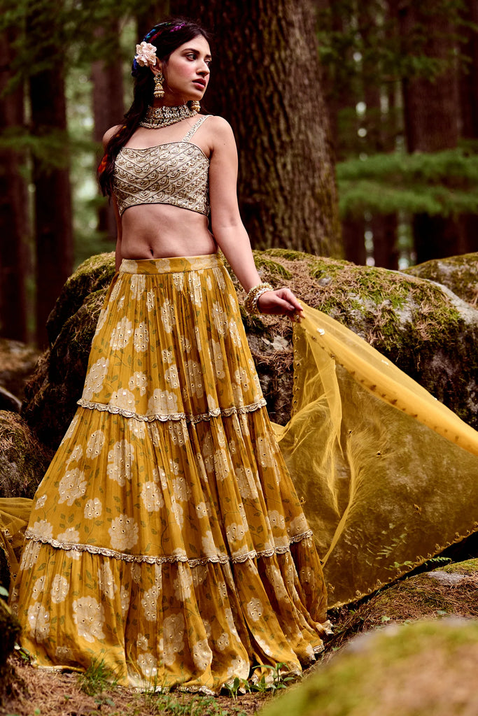 indian clothes uk, india clothing, indian outfit women, indian clothes online uk, dress indian, indian dresses uk, indian lehengas, gown india, traditional indian dresses, dresses for wedding wear, dresses for cocktail, wedding outfits indian, anarkali, evening dresses for party, bridal asian outfit, Lehenga, Lehnga, Shoulder veil dress, Indian partywear, Ethnic fashion, Bollywood outfit, Yellow Lehenga Set, Rose Print Lehenga Set