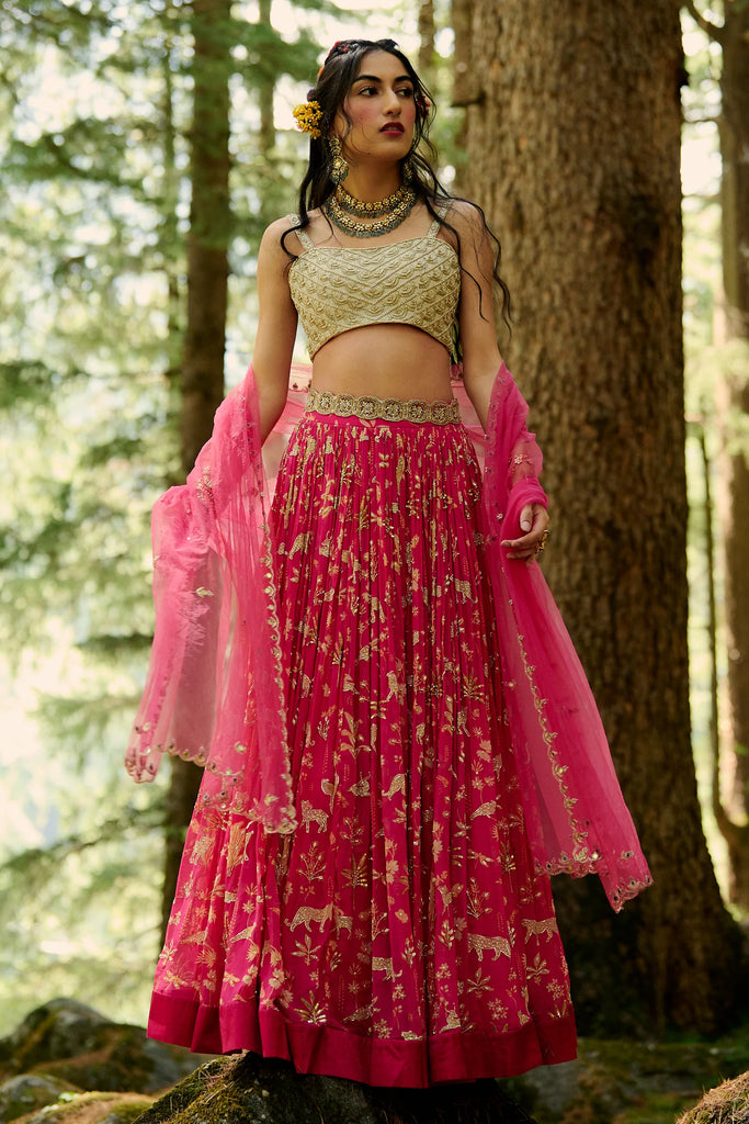 indian clothes uk, india clothing, indian outfit women, indian clothes online uk, dress indian, indian dresses uk, indian lehengas, gown india, traditional indian dresses, dresses for wedding wear, dresses for cocktail, wedding outfits indian, anarkali, evening dresses for party, bridal asian outfit, Lehenga, Lehnga, Shoulder veil dress, Indian partywear, Ethnic fashion, Bollywood outfit, Pink Lehenga Set, Jungle Print Lehenga Set