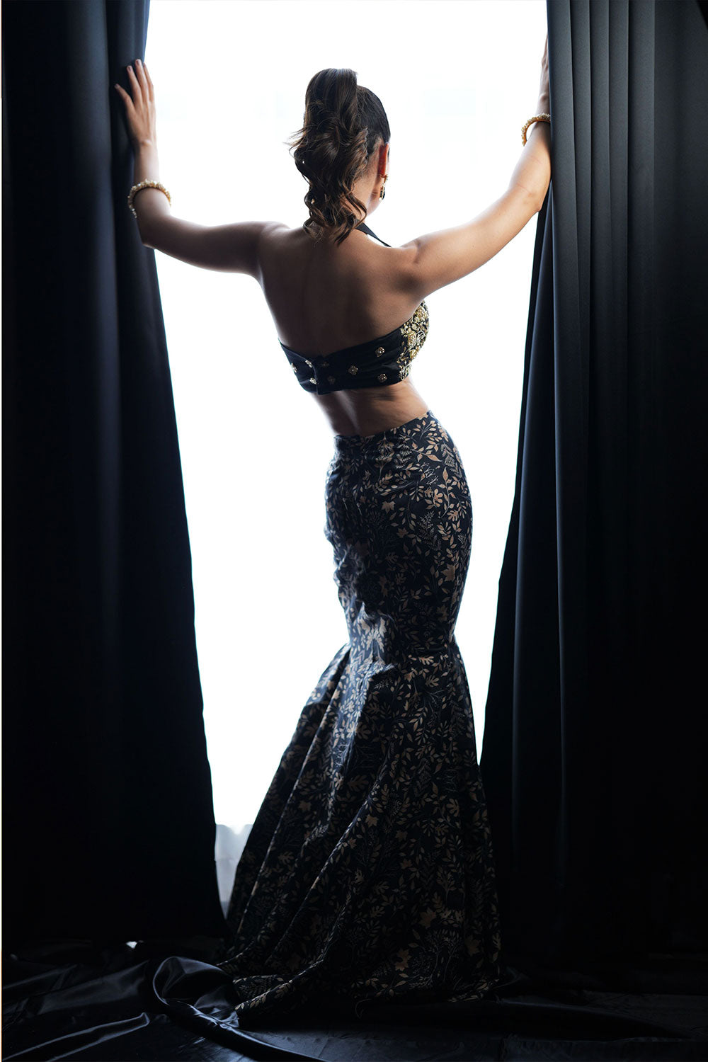Fishtail top lehenga designs